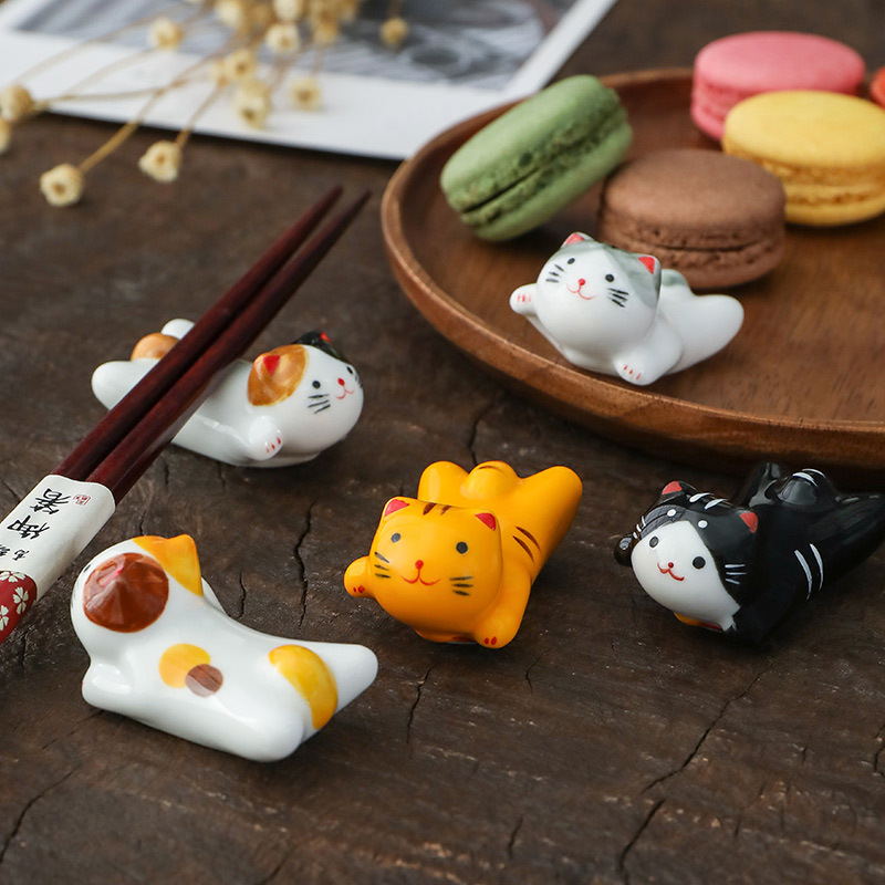 Chopstick Rest Ceramic - Ceramiczna podstawka pod pałeczki w kształcie