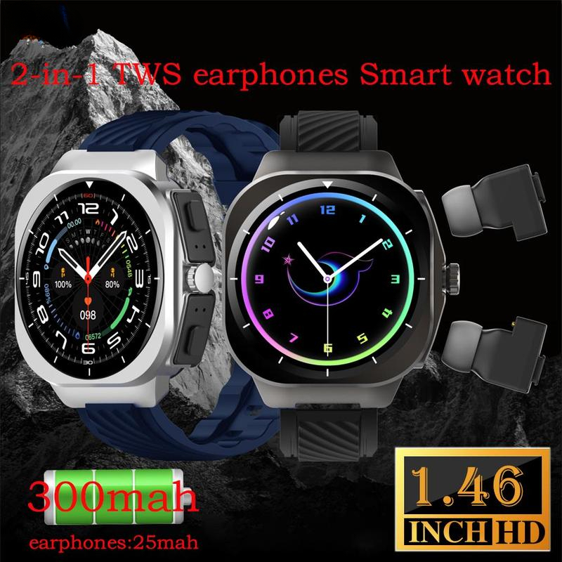 Japanese Man Lifestyle - Smartwatch z funkcją słuchawek 2w1, sterowanie