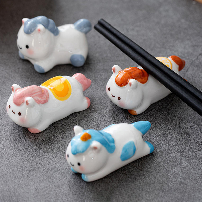 Chopstick Rest Ceramic - 1 szt. Uroczy ceramiczny stojak na