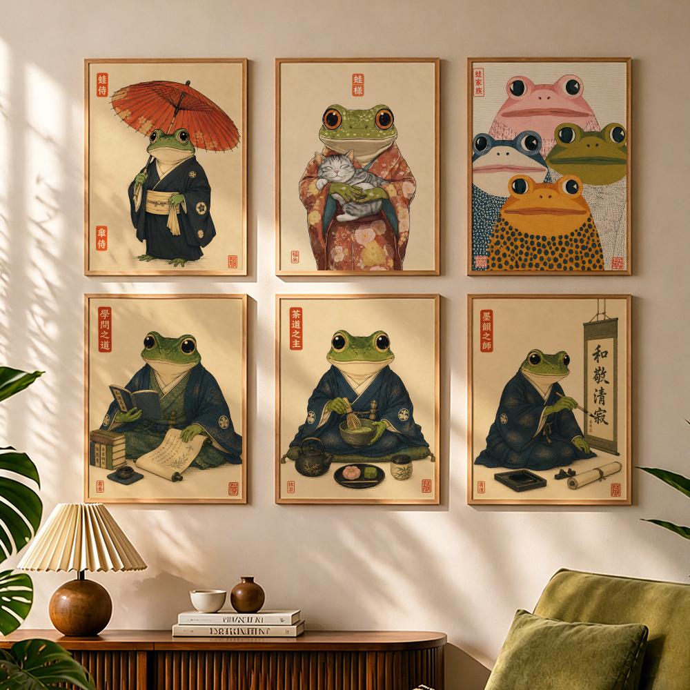 Japanese For Lifestyle - Kulturowy Japoński Żaba Styl Życia Malarstwo