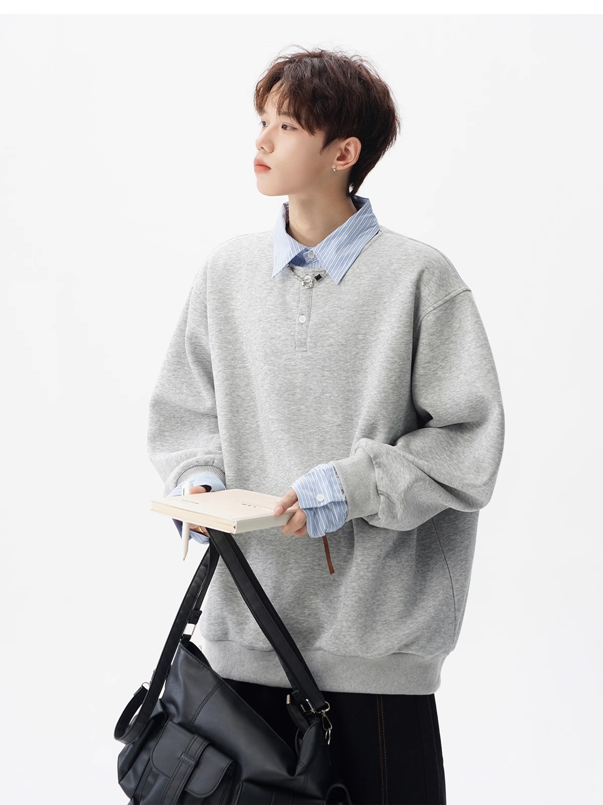 Męskie ubrania plus size, bluz – Japanese Man Lifestyle recenzja i cena