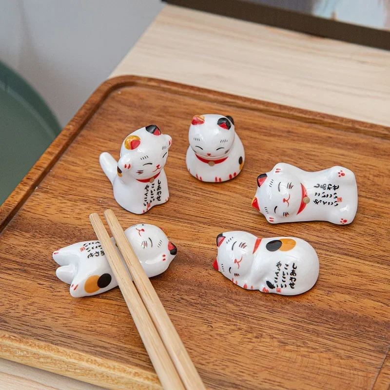 1 sztuk Japoński kot na szczęś – Chopstick Rest Ceramic recenzja i cena