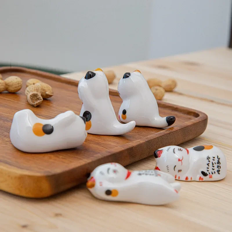 1 sztuk Japoński kot na szczęś – Chopstick Rest Ceramic recenzja i cena