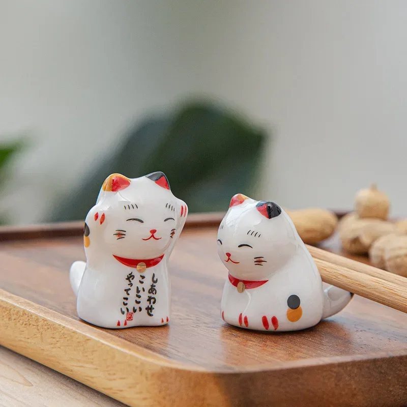 1 sztuk Japoński kot na szczęś – Chopstick Rest Ceramic recenzja i cena