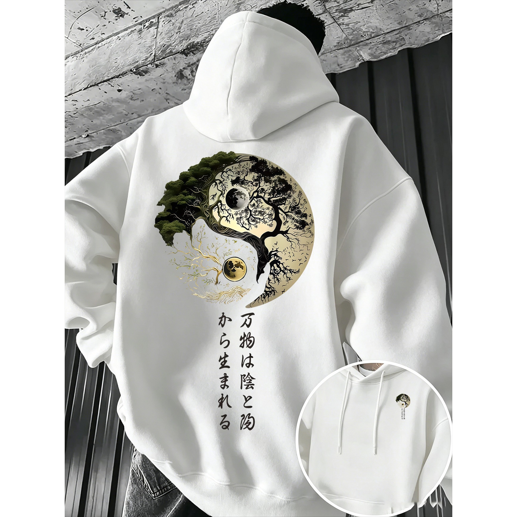 Męska bluza z kapturem Jesień- – Japanese Man Lifestyle recenzja i cena